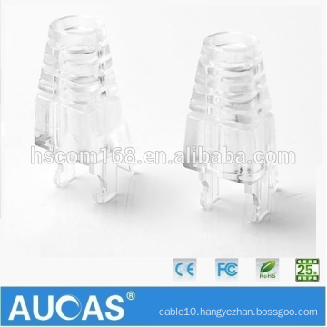 Soft plastic 8P8C UTP Cat6 Patch RJ45 Module Plug Boots Caps Cat5e Modular Connector Case